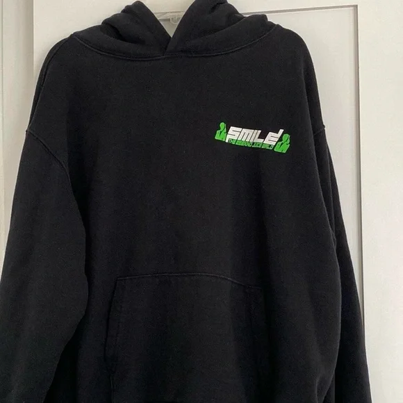 Juice WRLD x The Weeknd SMILE Double Agent VLONE Hoodie (XL)